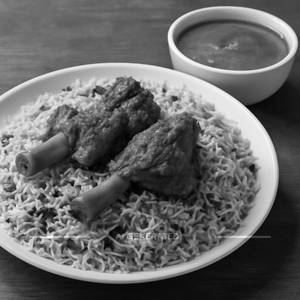 Mutton Biryani with Gravy