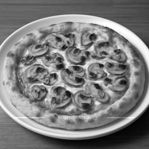 7" Mushroom Pizza