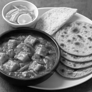 Kadai Paneer + 4 Roti