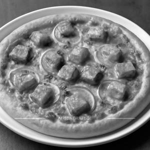Makhani paneer pizza