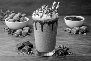 Chocolate Caramel Milk Shake