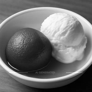 Gulab Jamun With Icecream