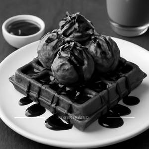 Triple Chocolate Waffle