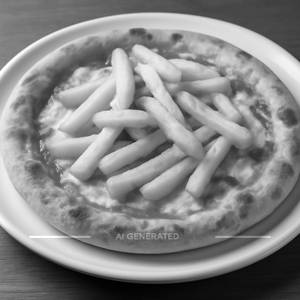 6" French Fries Pizza