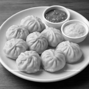 Veg Steamed Momos [8 Pieces]