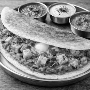 Butter Paneer Masala Dosa