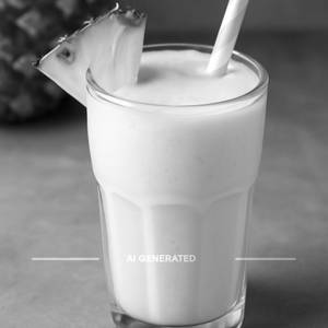 Pineapple Milk Shake