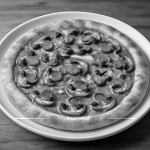 Peri Peri Mushroom Pizza