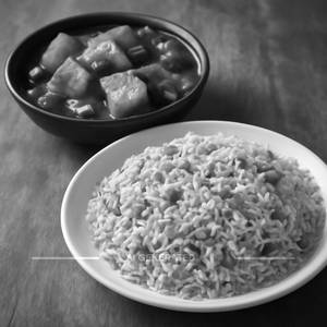 Chilli Paneer + Fried Rice