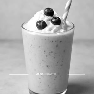 Blue Berry Milk Shake