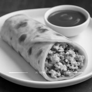 Egg bhurji roll