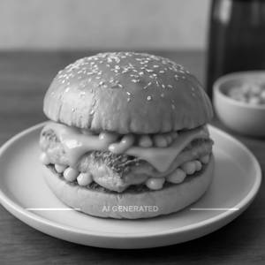 Cheese Paneer Veg Burger