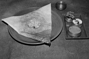 Ghee Podi Masala Dosa