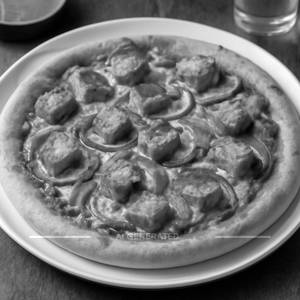 Paneer tikka pizza