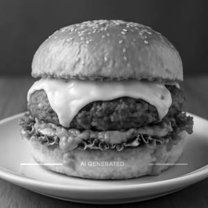 Veg tandoori burger