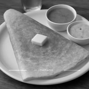 Butter plain dosa