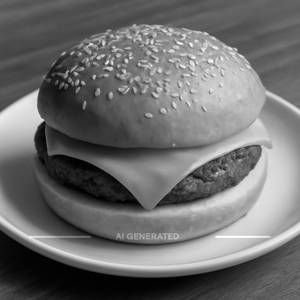 Plain Cheese Burger