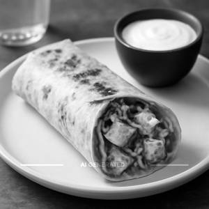 Cheese Paneer Shawarma