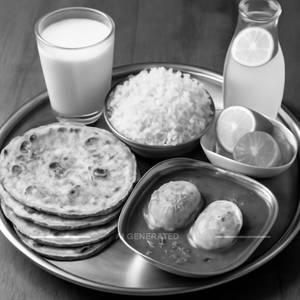 Non  veg thali egg