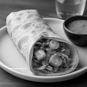 Paneer Rumali Shawarma