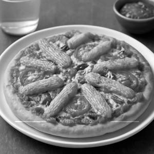 Baby Corn Pizza