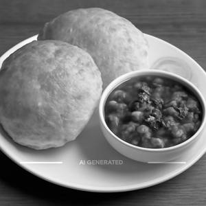 Chole Bhature [2 Bhature]
