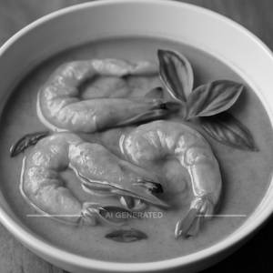 Gaeng Phed Koong Prawns