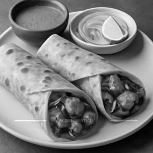 Paneer kathi rolls