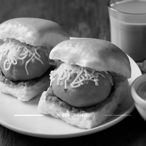 Cheese vada pav