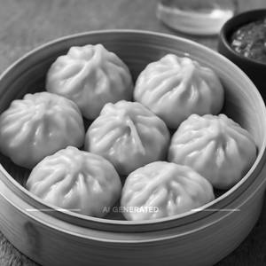 Cheese Corn Steamed Momos