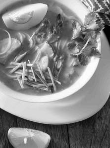 Seafood Khow Suey Soup
