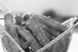 Baby Corn - Schezwan Sauce Starter