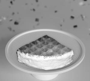 Classic White Choco Waffle