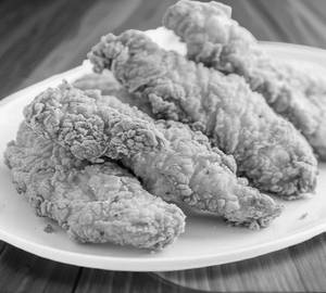 Crispy fried chicken strips [4 pieces]