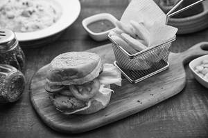 Mexican Chicken Burger Combo