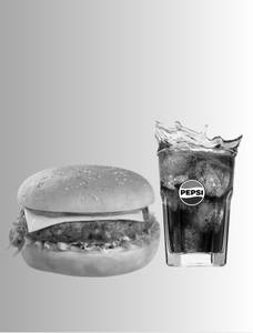 Grilled Chicken Burger + Regular Pepsi