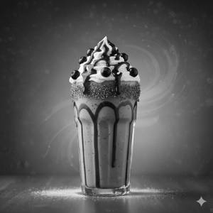 Black Currant Milkshake