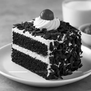 Eggless Black Forest Pastry