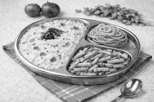 Curd Rice & Aloo Bhujiya Meal