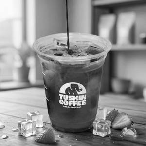 Iced Strawberry Americano