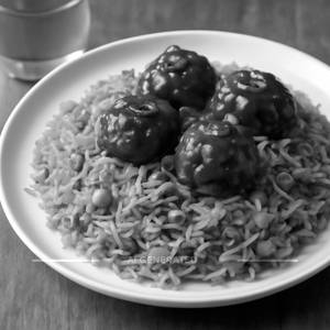 Veg Manchurian Fried Rice