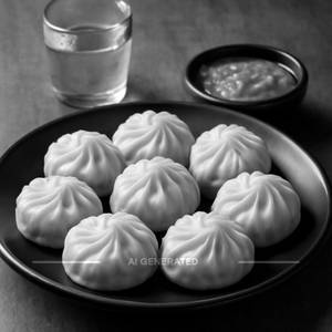 Veg Steamed Momos [8 Pieces]