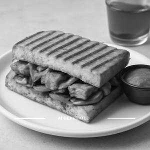 Paneer tikka panini