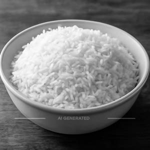 Plain rice