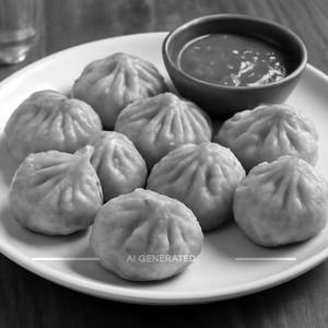 Chicken steam momos [8 pieces]