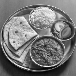 Chicken Keema Thali