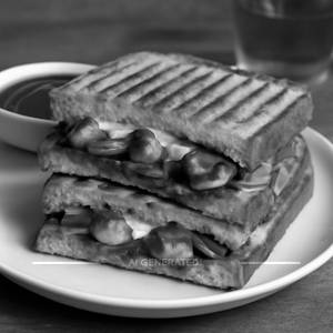 Bbq paneer sandwich