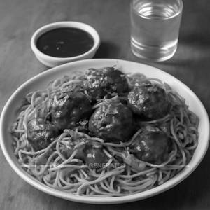 Veg Manchurian Noodles