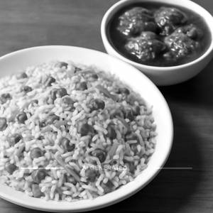 Veg Fried Rice + Veg Manchurian