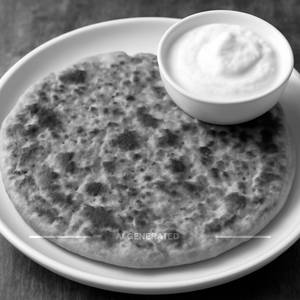 Aloo Paratha with Curd